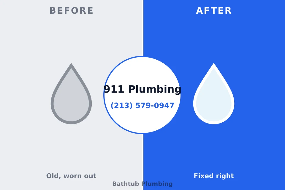 Before and after: plumbing repair Blue Earth, MN